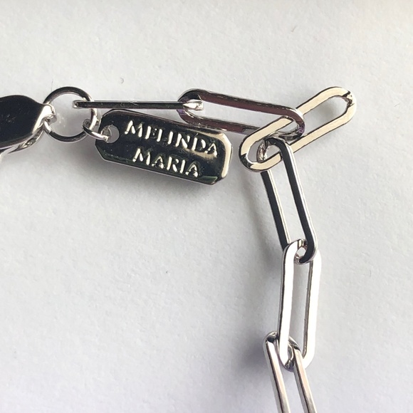 Baby Samantha Chain Necklace, Designer Melinda Maria, New Without Tags - Picture 6 of 7